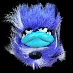 Grumblies Bolt Purple 9" Plush Interactive Kids Toy Grumbles, Talks Shakes WORKS